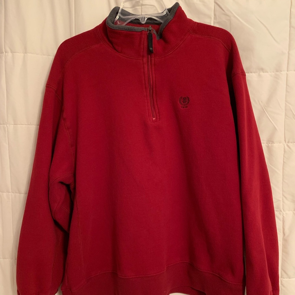 Men’s Izod Quarter Zip Sweatshirt 2XL